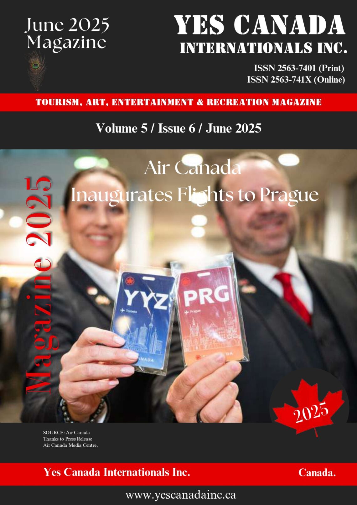 Yes Canada Internationals Inc. Magazine Issue (June 2025)