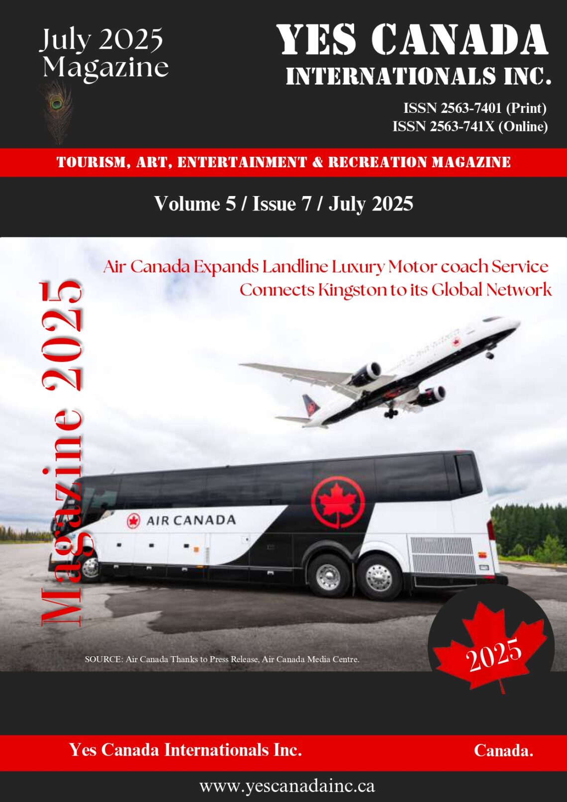 Yes Canada Internationals Inc. Magazine Issue (July 2025)
