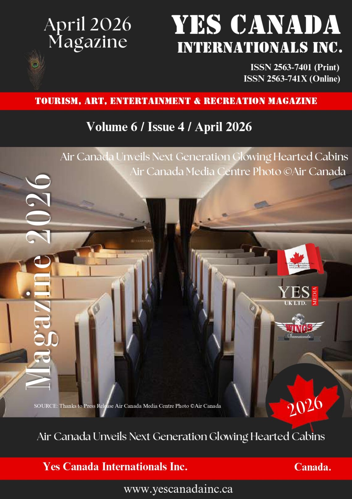 Yes Canada Internationals Inc. Magazine Issue (April 2026)