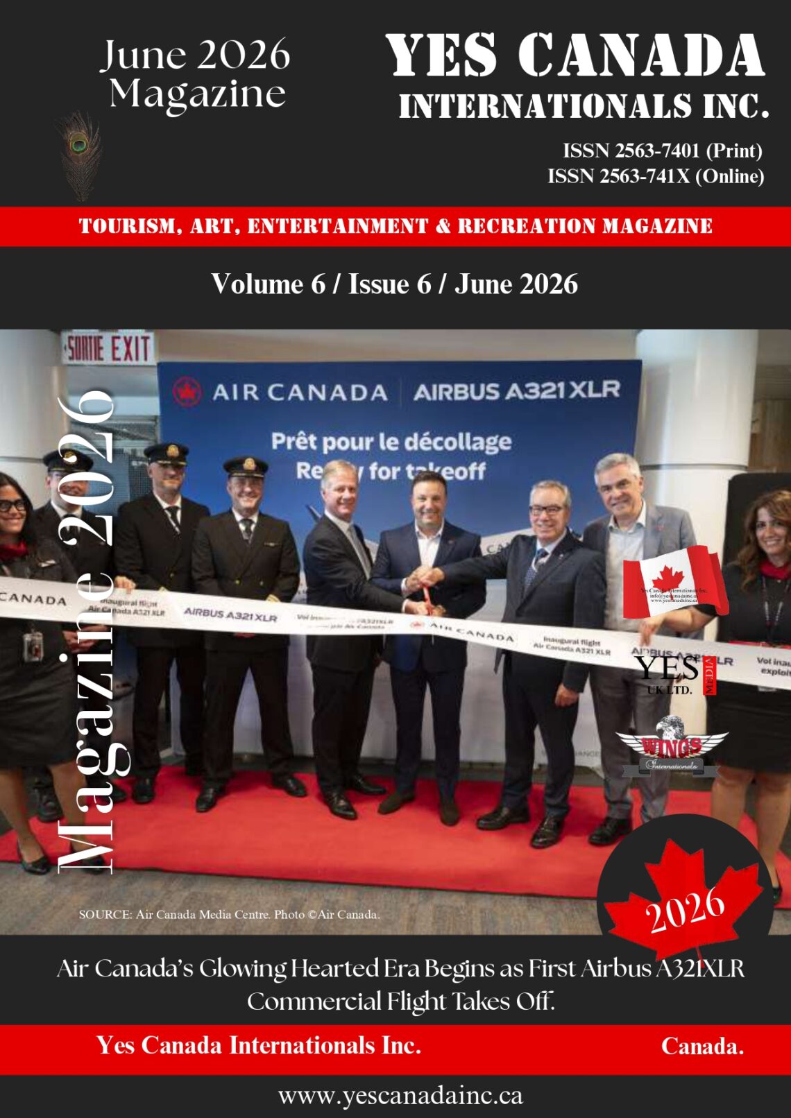Yes Canada Internationals Inc. Magazine Issue (June 2026)